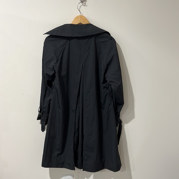 • Club Monaco • Naomi Belted Buckle Trench Coat Dark Gray XS Rain Fall - Picture 5 of 5